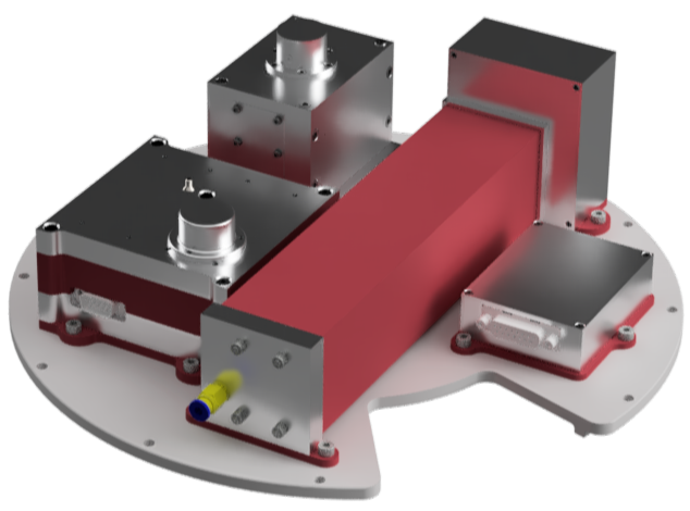 Render of the BOLT payload for REXUS