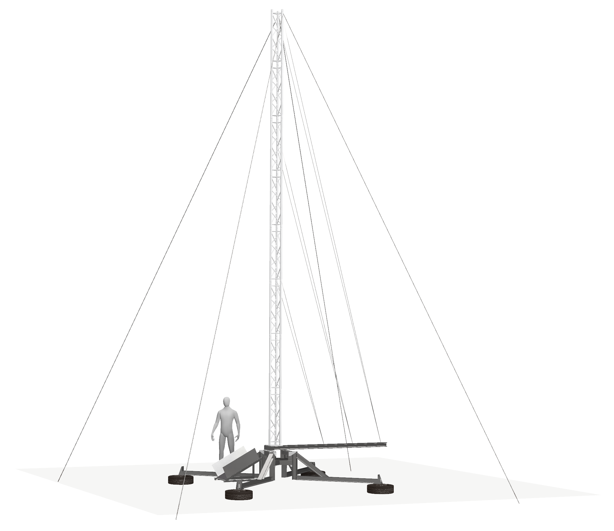 Render of the Eos test and launch tower concept